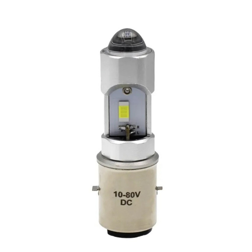 LED žiarovka BA20D s označením 10 – 80 V DC