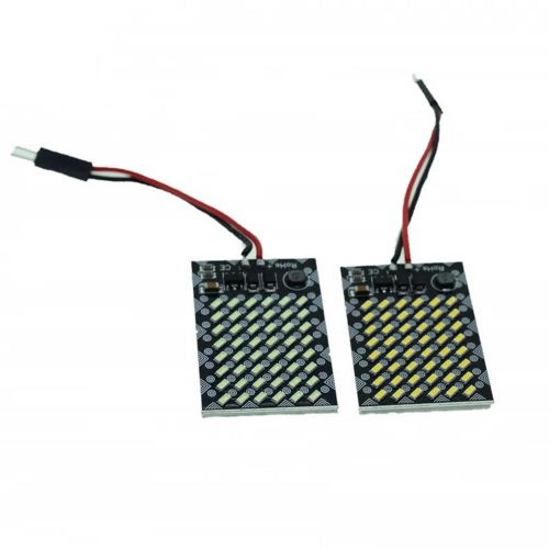 Dva LED panely s pripojovacou kabelážou