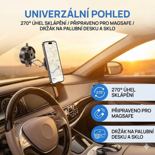 Magnetický držiak r-16V uchytený v posilňovni so zobrazeným tréningovým videom na telefóne