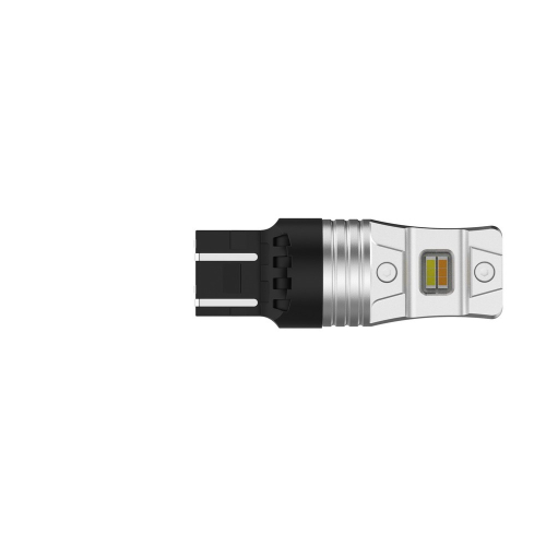 Bočný pohľad na LED žiarovku T20 7443 Switchback s integrovaným dvojfarebným LED čipom