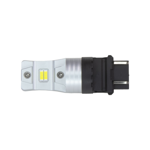 Bočný profil LED žiarovky T20 3157 s bielymi CSP čipmi a päticou P27/7W