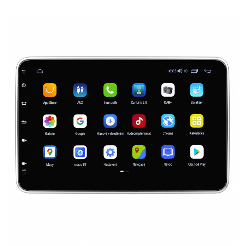 Menu 2DIN autorádia s Bluetooth, Car Link, navigáciou a aplikáciami