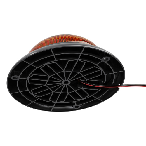Spodná strana LED majáka UFO pre pevnú montáž so vstupom napájacieho kábla