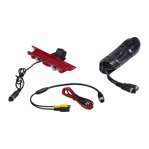 Sada cúvacej kamery pre VW Caddy s 10 m 4PIN káblom a redukciou na RCA Cinch