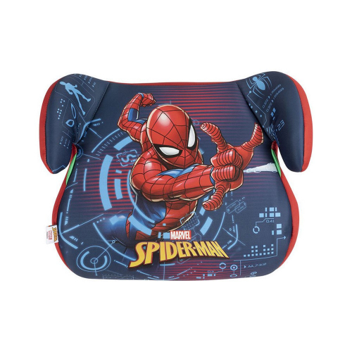 Čelné zobrazenie modro-červeného podsedáka pre deti s logom Marvel Spiderman