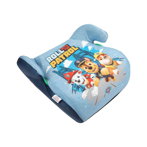 Modrý detský podsedák do auta Paw Patrol Boy z troch štvrtín s motívom hrdinských psov