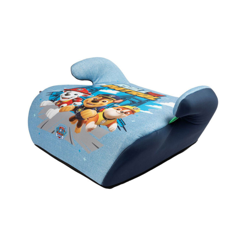 Pohľad z profilu na detský auto podsedák Paw Patrol Boy s pohodlnými opierkami na ruky