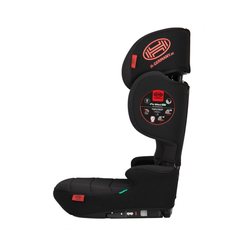 Bočný pohľad na autosedačku HEYNER® KIDS ISOFIX