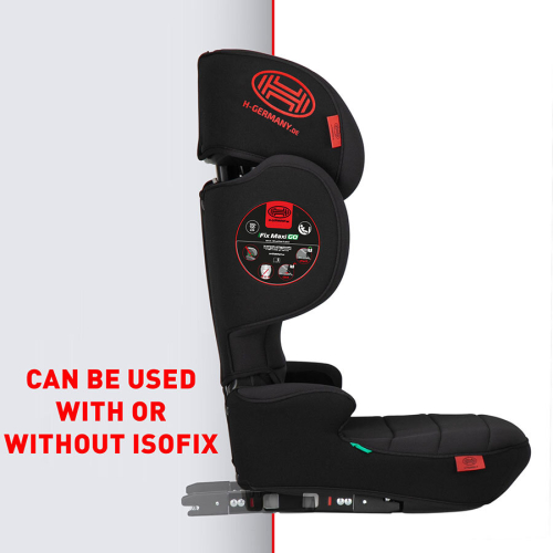 Detailný bočný pohľad na systém upevnenia ISOFIX autosedačky