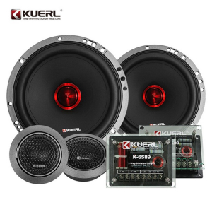 Komponentné reproduktory KUERL 165 mm s výhybkou a výškovými reproduktormi – 75/150 W (pár)