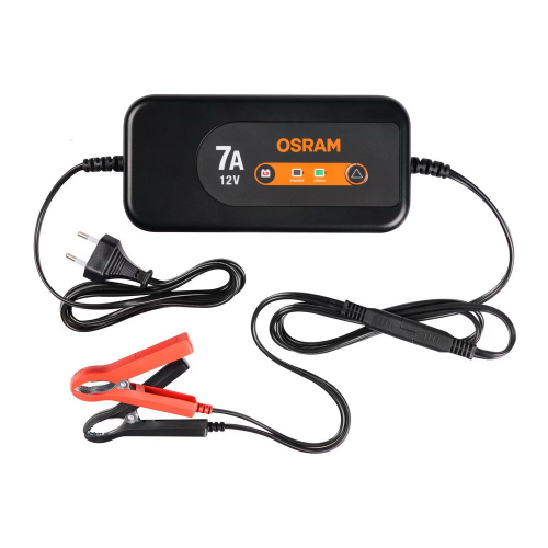 Nabíjačka OSRAM BATTERYcharge 817 s napájacím káblom a červenou a čiernou svorkou
