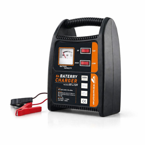 Nabíječka pro auto a moto baterie 6-12V , 8A
