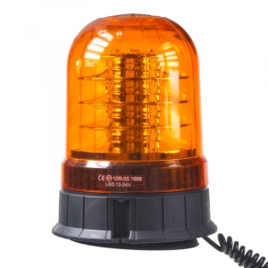 Led maják oranžový 12V / 24V - magnetický 24x3W LED ECE R65/R10 (142x183mm)